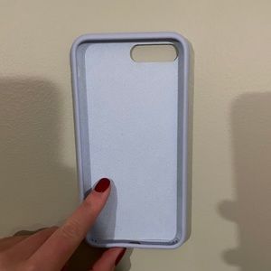 iPhone 7/8 plus light blue, silicone case